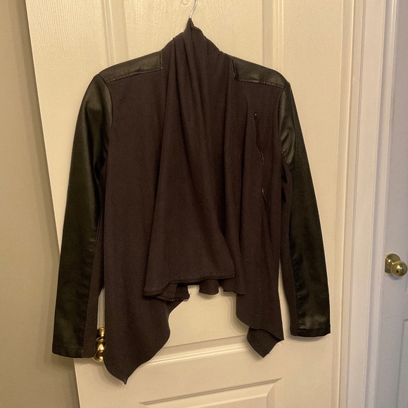 Faux leather Blazer, black - Picture 1 of 10